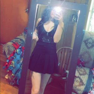 Black size medium mini skirt